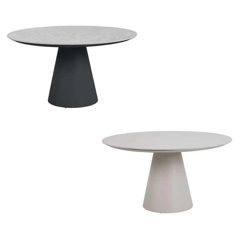 Best Freizeitmöbel Griona Dinning Tisch Gartentisch Esstisch rund 140 x 75 cm