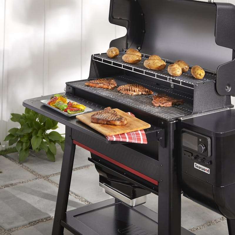 Weber Fronttisch für Searwood XL Pelletgrill - klappbar 3400109