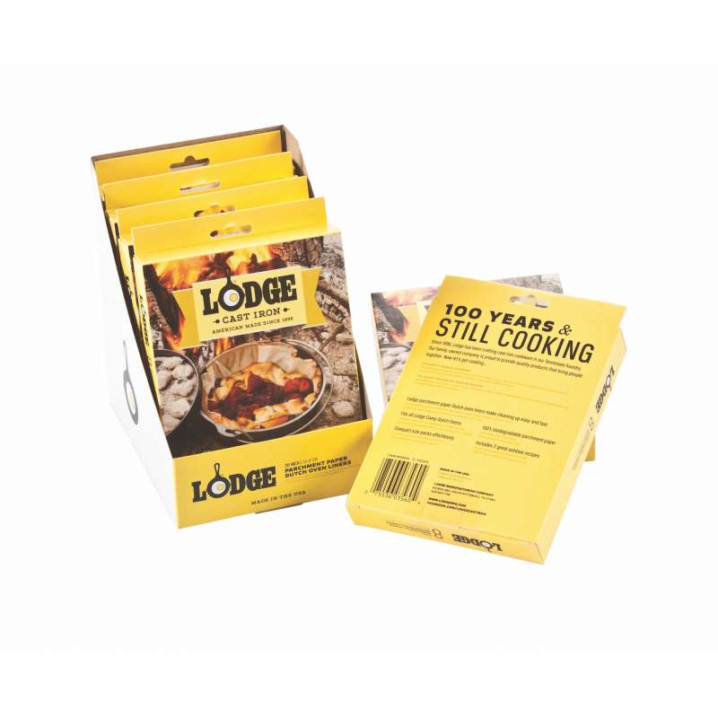 Lodge Cast Iron Dutch Oven Liner Antihaft Papierhüllen 8er Pack