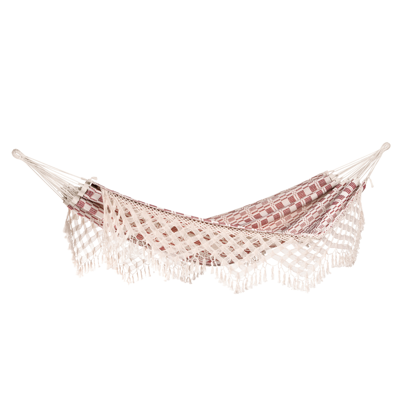 AMAZONAS XXL Boho H&auml;ngematte Rio Bordeaux Tuchh&auml;ngematte Liegefl&auml;che ca. 250 x 160 cm