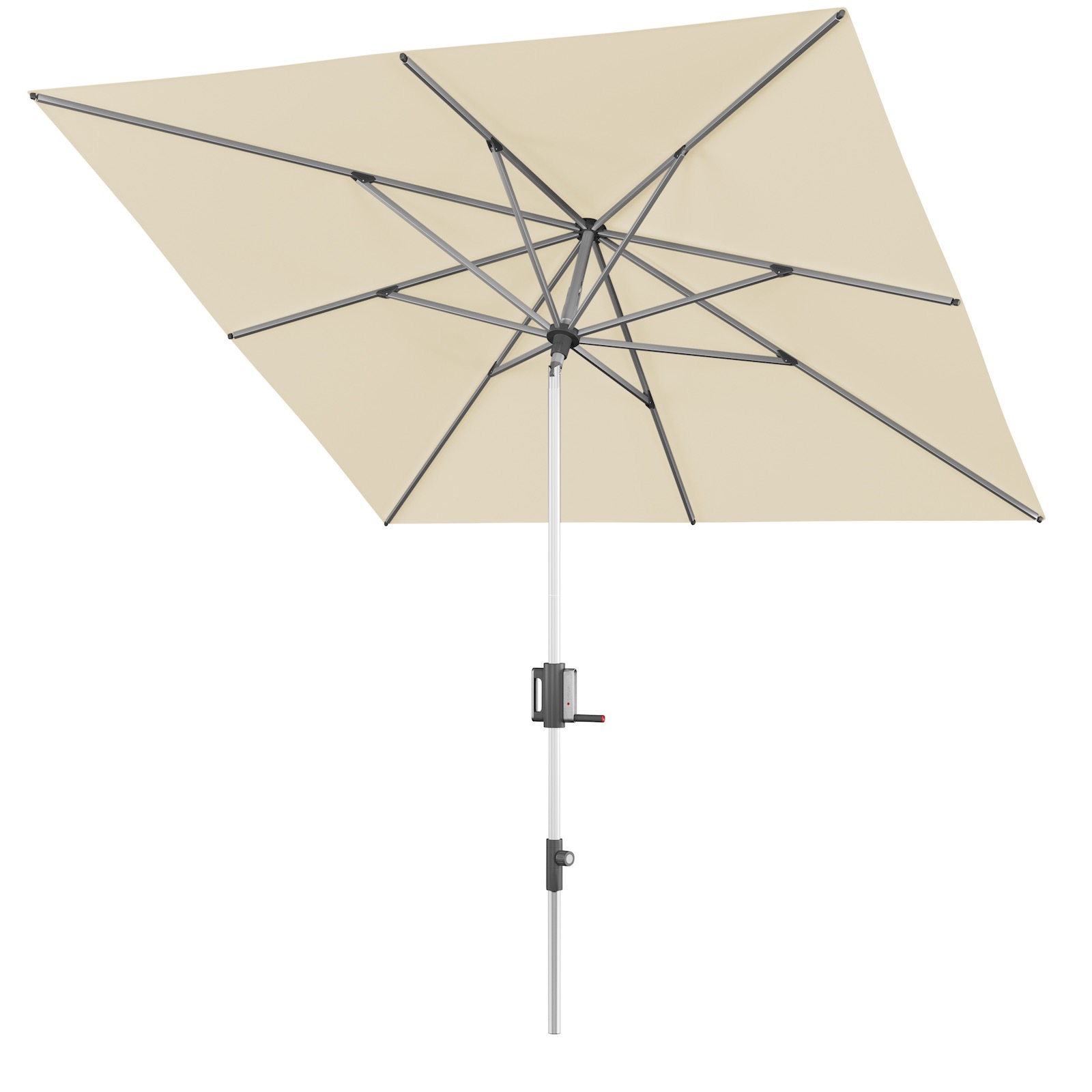 KNIRPS APOLL 240 x 240 cm quadratisch Balkonschirm 7 Farbvarianten Sonnenschirm